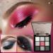 Dark Gray Shimmer Eyeshadow Intense Color Soft Texture Waterproof No Fading Perfect for Party and Everyday Life Practical Palette for Handbag - Buy Online on GoSupps.com