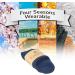 Cosyfeel Women Loose Diabetic Socks | 4-Pack Neuropathy Ankle Socks for Ladies | Super Soft Eco-Friendly Bamboo Material | Durable with Seamless Toe | Multicolour Patterns | 4 Seasons 7-9 1/2 NAVY BLUE - Buy Online on GoSupps.com