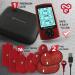 Dual Channel TENS EMS Muscle Stimulator with 16 Electrode Pads and Travel Case | Electronic Pulse Massager Unit for Relaxation - Buy Online on GoSupps.com