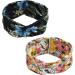 Willingood Women's Floral Headband | Multi-Colored Turban Hair Wrap | 6-Pack Hair Accessories - 8.5cm Width - Buy Online on GoSupps.com