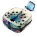 Retro-napketten storage bag with peacock flower pattern portable for menstruation cups with zipper for teenagers girls women women