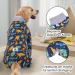 AXCIMOND Dog Recovery Suit for Dogs - One-Piece Long-Sleeved Wound Protection for Post-Op Care - 4XL Blue Dinosaurs | Alternative to Neck Collars - Buy Online on GoSupps.com