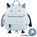 GAGAKU Mini Toddler Backpack for Boys 2-5 Years Anti-Lost Preschool Backpack with Leash Blue 2 - Blue