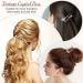 10-Piece Crystal Vintage Rhinestone Hair Pins | Silver Metal Hair Accessories for Women | Star, Flower, Leaf, Feather Design | Hair Decoration for Girls - Buy Online on GoSupps.com