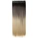 63cm Clip-In Hair Extensions - Heat-Resistant Dark Brown to Ash Blond - Realistic Tresse Hair Part - 120g Compression - Buy Online on GoSupps.com