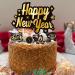 Happy New Year cake Topper 73pcs Black Gold 2024 cupcake toppers for 2024 new Year's Eve party Decoration suppiles - Buy Online on GoSupps.com