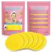 Turmeric & Kojic Acid Cleansing Pads - 40 Exfoliating Pads for Face & Body | Brightening Oil Balancing & Dark Spot Reduction with Vitamin C & B5 - Buy Online on GoSupps.com