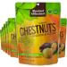 Blanchard & Blanchard Organic Whole Chestnuts Roasted and Peeled (Pack of 12)