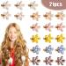 21-Piece Simple Colors Flower Crystal Hair Clips Set for Women and Girls - Mini Crystal Barrettes and Hairpins - Hair Accessories - Buy Online on GoSupps.com