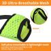 Yaodhaod Dog Muzzle - Breathable Rounded Mesh for Small Dogs | Prevents Biting Chewing & Eating (Green) - Buy Online on GoSupps.com