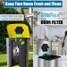 Universal Waste Bucket with Odor-Absorbing Filter | Activated Carbon Cleaning Deodorator for Trash Cans Compost & Recycling - 12 Pieces (17 cm Flower) - Buy Online on GoSupps.com