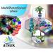 Arsuk Glass Beads - 180 Colorless Pebbles for Garden & Aquarium | Decorative Clear Stones & Mixed Glass Nuggets - Buy Online on GoSupps.com