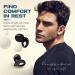 Hearprotek Silicone Ear Plugs for Sleep - 2 Pairs, 29dB Noise Cancelling, Snoring Reduction, Tinnitus Relief - Black - Buy Online on GoSupps.com