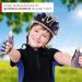 Walser CyclinG Gloves for Kids - Gel-Grip Non-Slip Velcro Fastening Lightweight Racing Mountain - XXS (Light Blue) - Buy Online on GoSupps.com