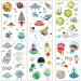 Outer Space Tattoos (192PCS) - Solar System Universe Temporary Tattoos for Boys & Girls | NASA Party Favor Supplies - Buy Online on GoSupps.com