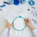 DAJAVE 40 Pack 6 Inch Round White Plastic Mesh Sheets - Perfect for Embroidery Crafting - Buy Online on GoSupps.com