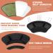2 Pairs Heel Cushion Pads - Anti-Slip Self-Adhesive Inserts for Loose Shoes - Comfortable Heel Protection & Blister Prevention - Buy Online on GoSupps.com