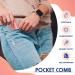 4-Piece Plastic Hair Combs Set for Women and Men - Fine and Standard Tooth Hair Cutting, Dressing, and Styling Combs - Hairdressing Barber Salon Tool - Multi Color - Buy Online on GoSupps.com