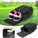 Goburos Golf Shoe Bag for Men US Size 14 - Durable Carrier with Free Glove Holders & Pockets for Accessories - Ideal Black Golf Bag - Buy Online on GoSupps.com