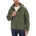TACVASEN Men's Special Ops Tactical Jacket - Water-Resistant Softshell with Detachable Hoodie, Fleece Lining - X-Large Green - Buy Online on GoSupps.com