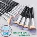Bueart Design 16Pcs ULTRA SOFT Dense Hair Makeup Brush Set for Flawless Blending and Contouring - Buy Online on GoSupps.com