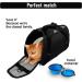 DONYER POWER Soft Sided Pet Carrier for Dogs & Cats - Travel Tote Bag with Mesh Top - Includes Collapsible Bowl - Black - Buy Online on GoSupps.com