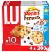 LU PEPITO - 4 Bo tes de 10 G teaux P pito P pites de Chocolat - G teaux Moelleux et P pites de Chocolat - Pack Familial Format Poche - Id al pour le Go ter - Fabriqu en France - Lot de 4x300g G teaux P pites Petit Format
