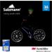 Salzmann Hi Vis Bicycle Spoke Reflectors - Set of 36pcs | 3M Scotchlite Reflective Material - Buy Online on GoSupps.com