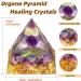 Xiannvxi 2.4 Amethyst Crystal Pyramid - Healing Gemstones & Reiki Energy Gift for Men & Women | Esoteric Witches Pyramid - Buy Online on GoSupps.com