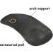 Valenoks Kids Orthotic Leather 3/4 Length Insoles with Arch Support for Flat Feet - W2.5-3.5/Kid 2-3 Black - Buy Online on GoSupps.com
