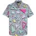 MIKENKO 80s 90s Retro Hawaiian Shirt for Men Funny Button Down Shirt Big and Tall Short Sleeve Button Up Shirts for Men Women Retro 80s 90s Mints 01 XX-Large