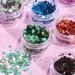 Moon Glitter Chunky Holographic Black Glitter - 3g - Cosmetic Festival Makeup for Face, Body, Nails, Hair, Lips - Buy Online on GoSupps.com