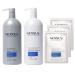 Nexxus Shampoo and Conditioner and 3 Hair Treatment Masks Therappe Humectress (5 pack) for Dry Hair Silicone-Free Moisturizing Caviar Complex and Elastin Protein Silver/White