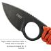 CRKT Capflying Knife EDC | Solid Blade Drop Point Knife with Black Stonewash | Orange Handle with Wrapped Cord | International Shipping Available - Buy Online on GoSupps.com