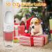 Portable Dog Water Bottle 10oz | Catness 2022 Upgraded Travel Bowl for Dogs | Dog Gifts | Walking, Hiking Gear White - Buy Online on GoSupps.com