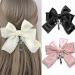 AJOIDR Ribbon Hair Bows with Pendant Hair Clip Hairpin Women Barrettes PonytailHolder for Girl Hair Styling Tool Black-b - Buy Online on GoSupps.com