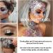 KIMIEYE Mermaid Sequins Body Glitter Gel Set - 2 Bottles, Holographic Liquid Makeup, Waterproof Face Glitter, 9 Colors (#9 White) - Buy Online on GoSupps.com