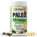 Paleo Perfection Vanilla Banana Grass Fed Beef Collagen Protein Powder without Stevia - Paleo Keto SCD AIP Protein Powder with Apple Fiber Carrot & Broccoli - 300g Protein Powder & Superfood Blend Vanilla Banana (No Ste