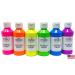 milo Fluorescent Acrylic Paint Set of 6 Colors | 4 oz Bottles | Student Neon Colors Acrylics Painting Pack | Made in the USA | Non-Toxic Art & Craft Paints for Artists Kids & Hobby Painters | Glows UV in Black Light Fl...