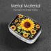 Buy Cute Sunflower 2 Compartment Pill Case | Travel Pill Organizer & Purse Pill Box | Perfect Gift - Buy Online on GoSupps.com