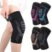 Knee Compression Sleeve with Strap Knee Sleeve for Men and Women Sport Knee Support Brace for Sports Runner Meniscus Tear ACL Arthritis Knee Pain (Gray X-Large) X-Large Gray