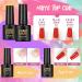 PEACECOLOR Gel Nail Starter Kit - 30 Colors with 36W Nail Lamp | UV LED Gel Polish Set with Matte Top & Base Coat | Manicure DIY Kit for Home Decoration - Buy Online on GoSupps.com