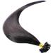 Hair2Heart Premium Real Hair Extensions - 25 Strands 0.8g 40cm Bondings - #1 Black - International Shipping Available - Buy Online on GoSupps.com