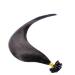 Hair2Heart Premium Real Hair Extensions - 50 Strands Bondings 0.8g 40cm #1 Black - International Shipping Available - Buy Online on GoSupps.com