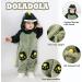 Doladola Baby Romper - Dalmatians Onesie Jumpsuit for Newborns, 3-6 Months - Green Dino Print - Buy Online on GoSupps.com