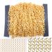 40FT Twisted Links Gold Curb Chains Flat Cross Metal Cable Chains with Lobster Clasps Jump Rings DIY Necklace Bracelet Jewelry Finding Chains Extender Chains Link Bulk for Jewelry Making Supplies