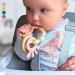 Infatot MultiTexture Teething Toys for Baby | Silicone Teethers 0-6 Months | Baby Essentials | Baby Shower Gifts | Cream & Coral - Buy Online on GoSupps.com