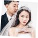 DOITOOL Rhinestone Hair Comb Rhinestone Hair Clips Metal Hair Comb Wedding Hair Accessories Rhinestone Hairpin Hair Comb Clips Tiara Fashion Zinc Alloy Decorate Bride - Buy Online on GoSupps.com