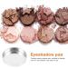 Didiseaon Lot De 10 Plateaux Maquillage Vides En Aluminium 20 Mm Petite Trousse Fards Paupi res Godets Ronds Pour Stockage Et Organisation De Cosm tiques Outil Diy Pour Femmes Usage Voyage - Buy Online on GoSupps.com