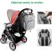 Yuniss Multifunctional Diaper Backpack | Large Capacity Waterproof Baby Bag with Bed Diaper Pad & Stroller Belt - Gray - Buy Online on GoSupps.com